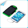 Dual USB Waterproof Solar Power Bank Battery Charger